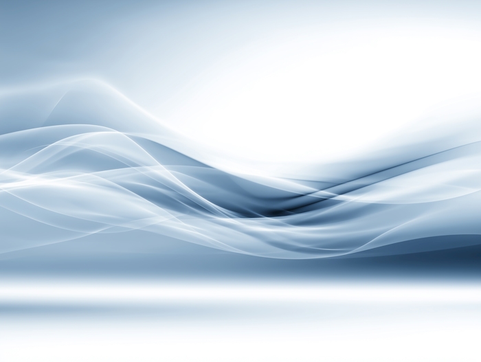 Elegant Blue Waves Wallpaper | Happywall.com