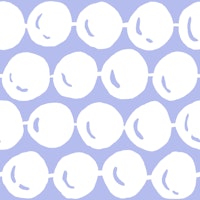 Shiny Pearls or Bubble Circles in Blue tapete