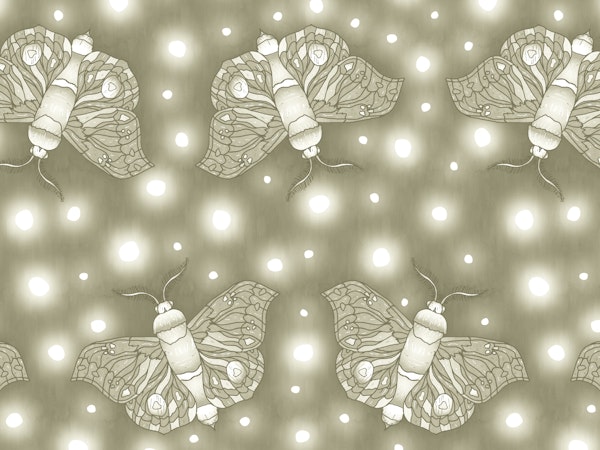 Dark Pearl Moth Glow