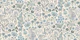 Emmas flower meadow - Large scale - blue