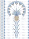 Boho Palm Stripes - Blue