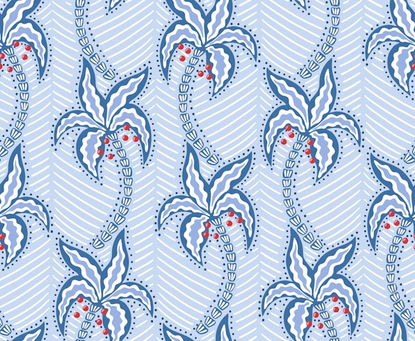 Palm Breeze - light blue