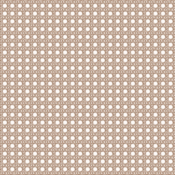 Rattan cane weave - mocha brown