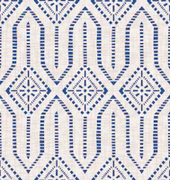 Western americana geometric - blue wallpaper