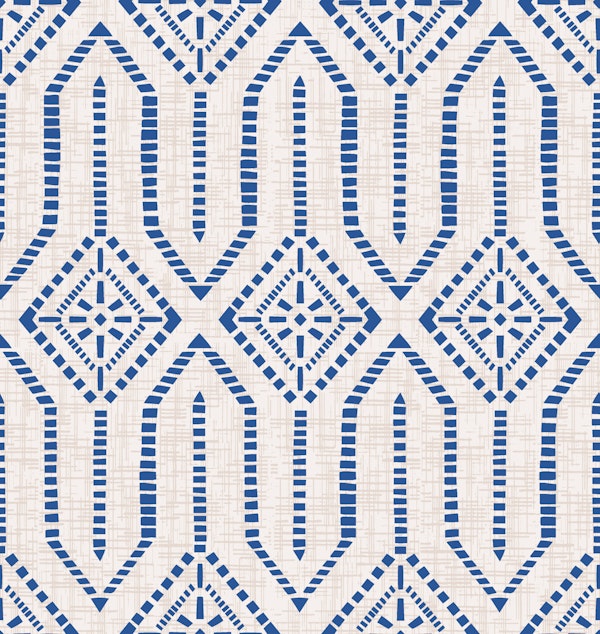 Western americana geometric - blue