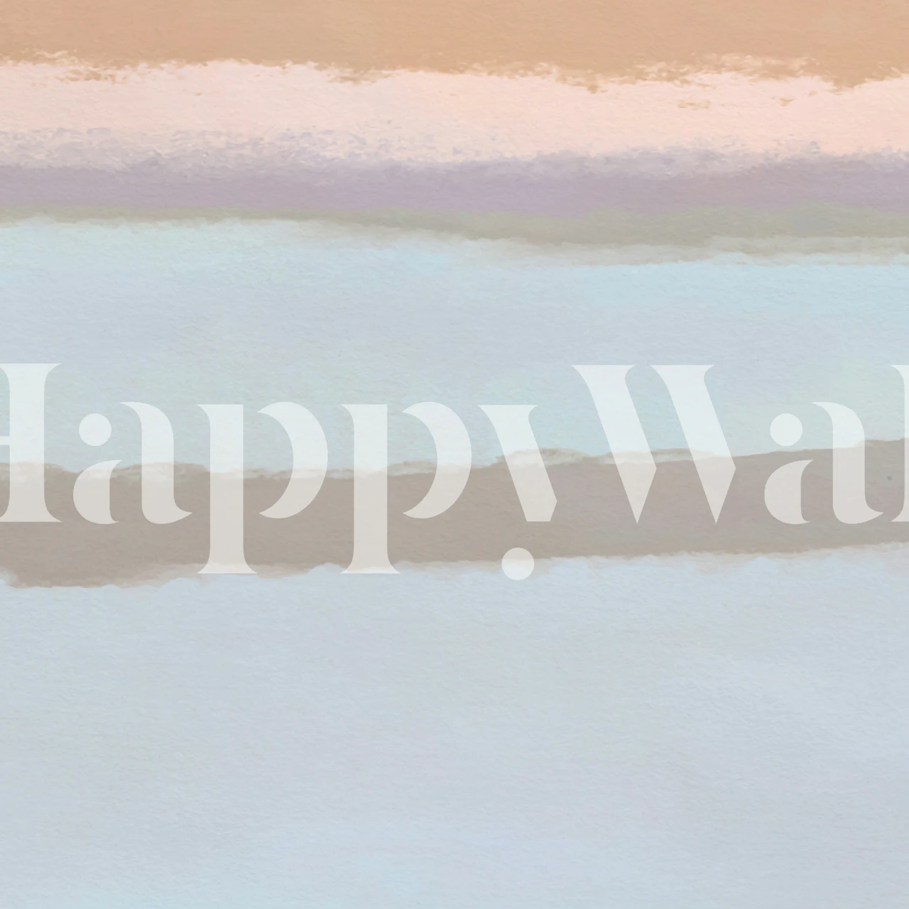 Strips 6B Minimal Pastel Abstract wallpaper in a room