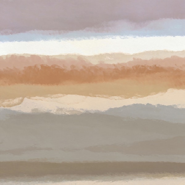 Strips 7 | Minimal Pastel Abstract Landscape