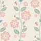 Strawberry Vines & Blossoms Shell White