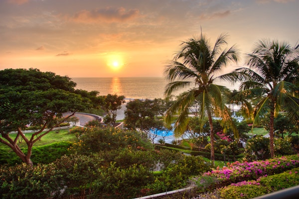 Tropical Sunset in Hawaii