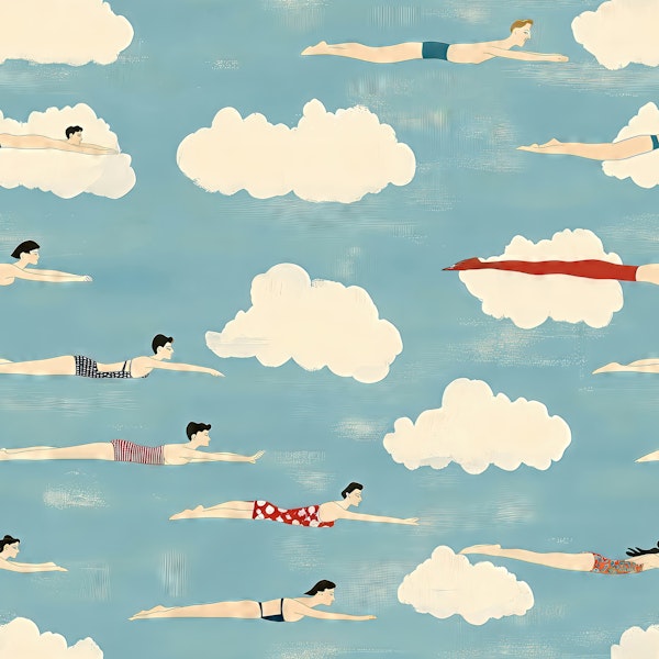 Sky Swimmers - Small Pattern Version