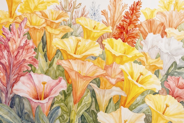 Sunny Floral Symphony