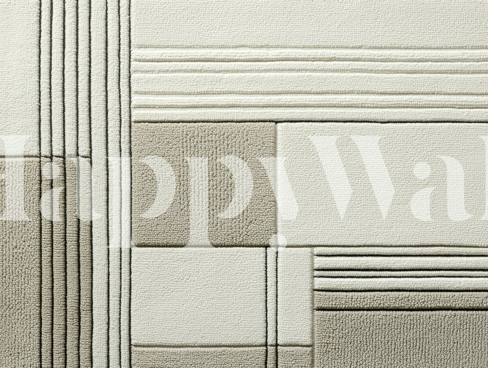 Minimalist Textured Blocks tapet i et rom