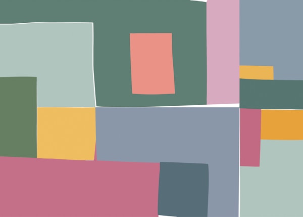 Mosaic Tertiaries | Minimal Block Colors