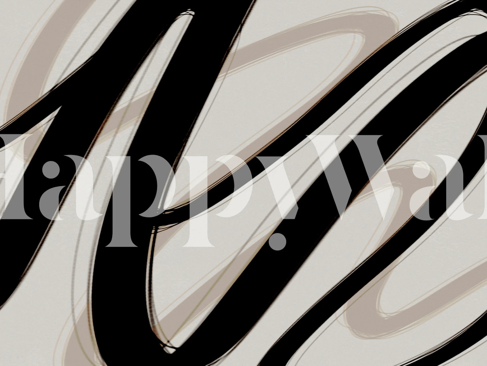 Minimalistyczny czarny i neutralny wzór tapet