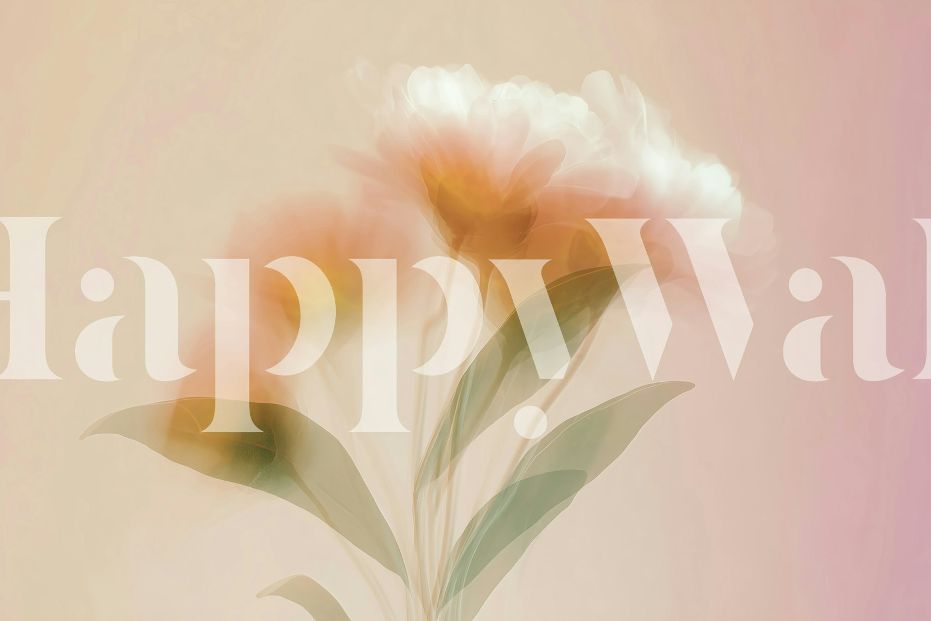 Soft Blossom Hues motion blur flowers wallpaper