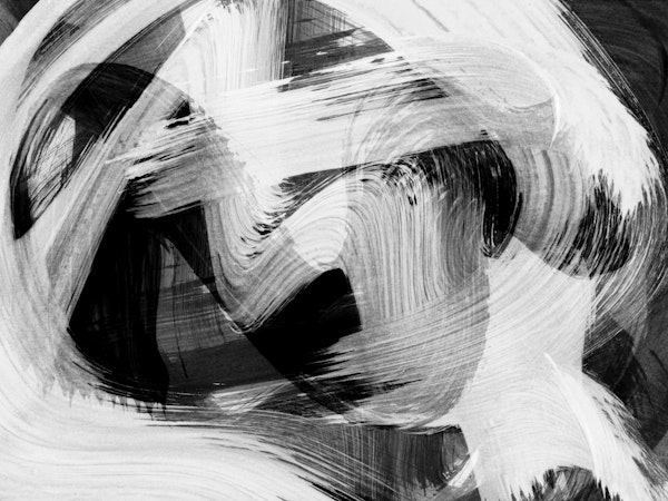 Strokes 28 | Black & White Expressionism