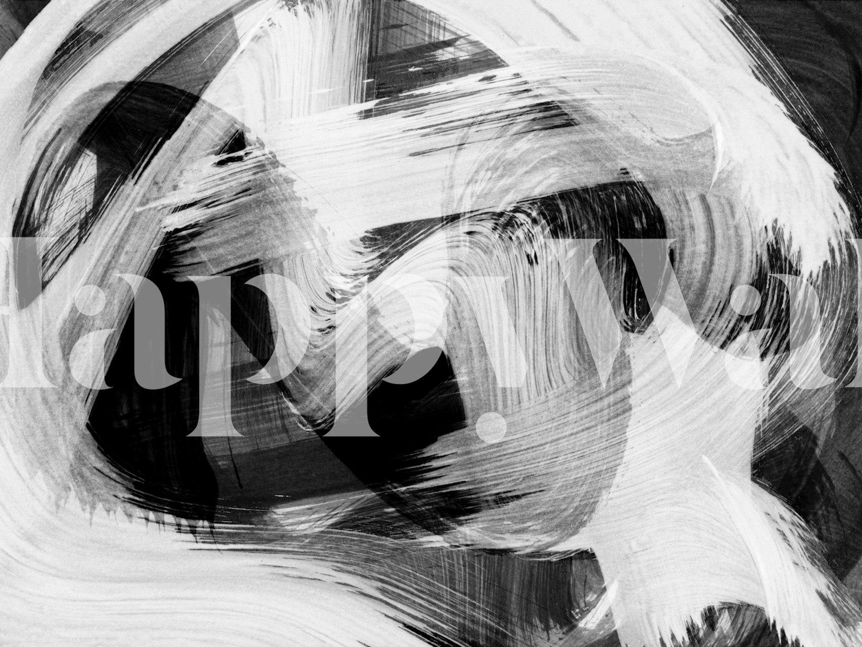 Schwarz-weiß Expressionismus Tapetendesign