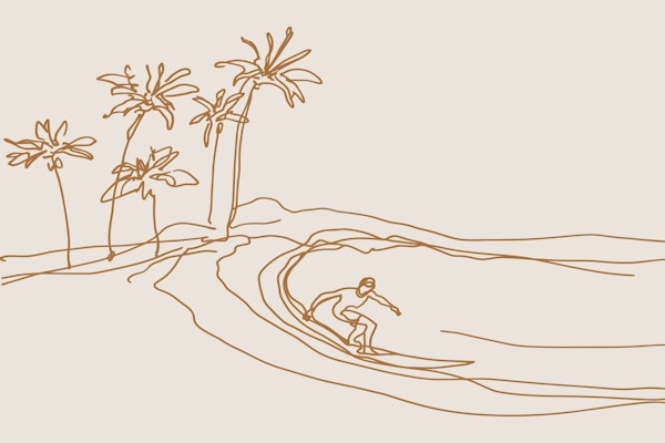 Line Surfer - Bronze