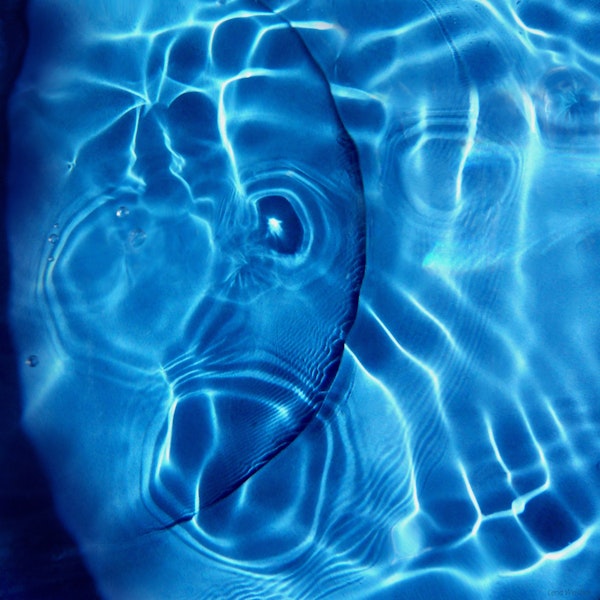 H2O Water abstract art