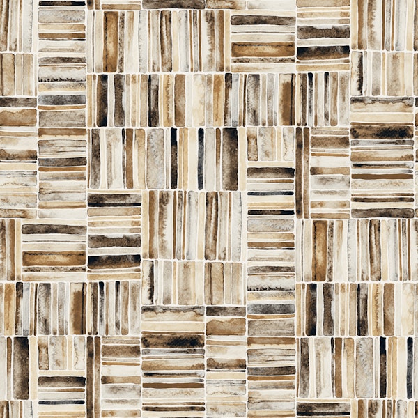 Abstract Book Stacks in Earthy Browns