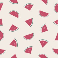 Watermelons red behang
