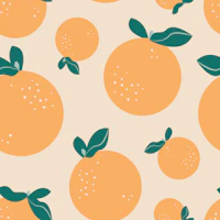 Summer Oranges beige papiers peint