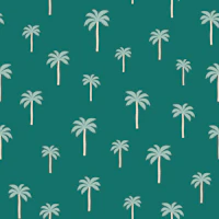 Palmtrees mint on seagreen tapety