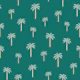 Palmtrees mint on seagreen