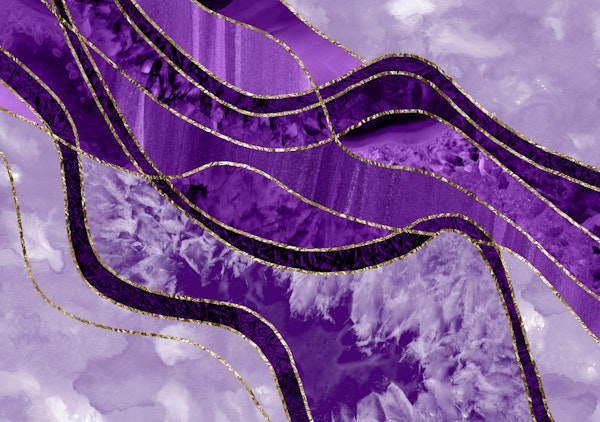 Marble Agate Gold Glam 9 - landscape