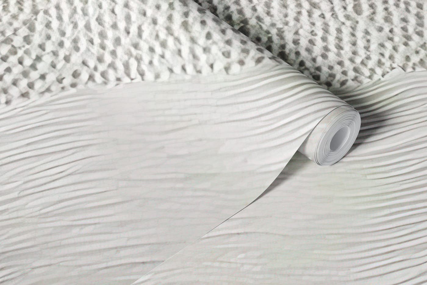 Textured All White wallpaper roll