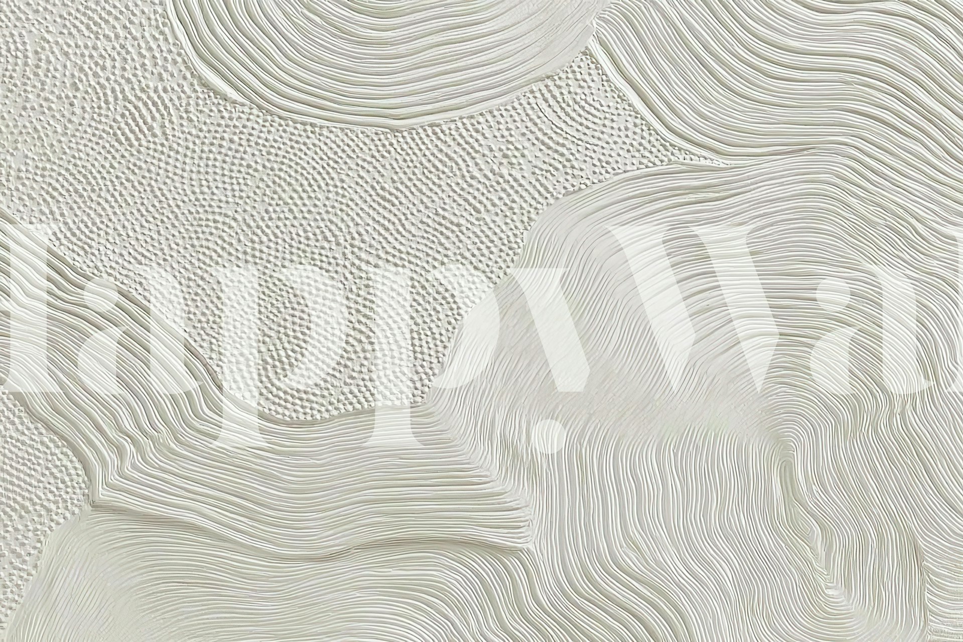 Textured All White tapet i et rom