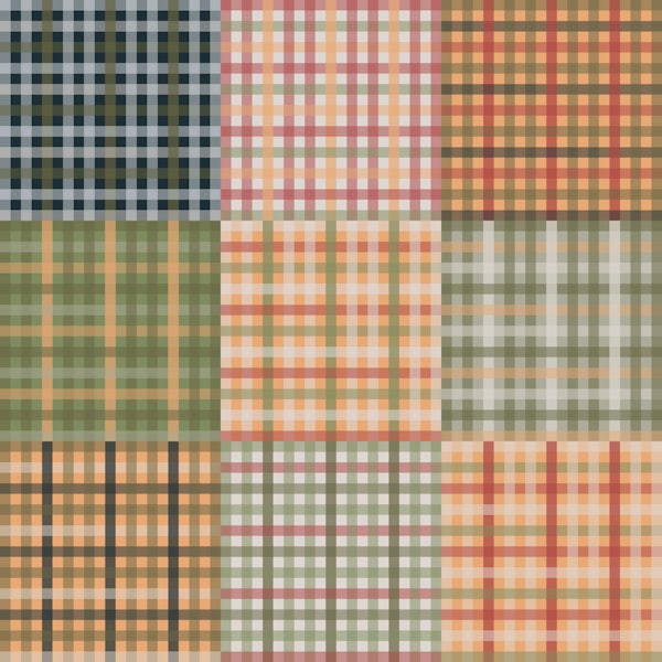 Gingham Patchwork Cozy Checked Plaid Pattern