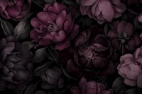 Nocturnal Mauve Gothic Garden Grace tapete