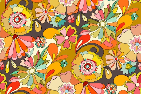 Seventies flower dance