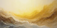 Majestic Sunset Waves tapete