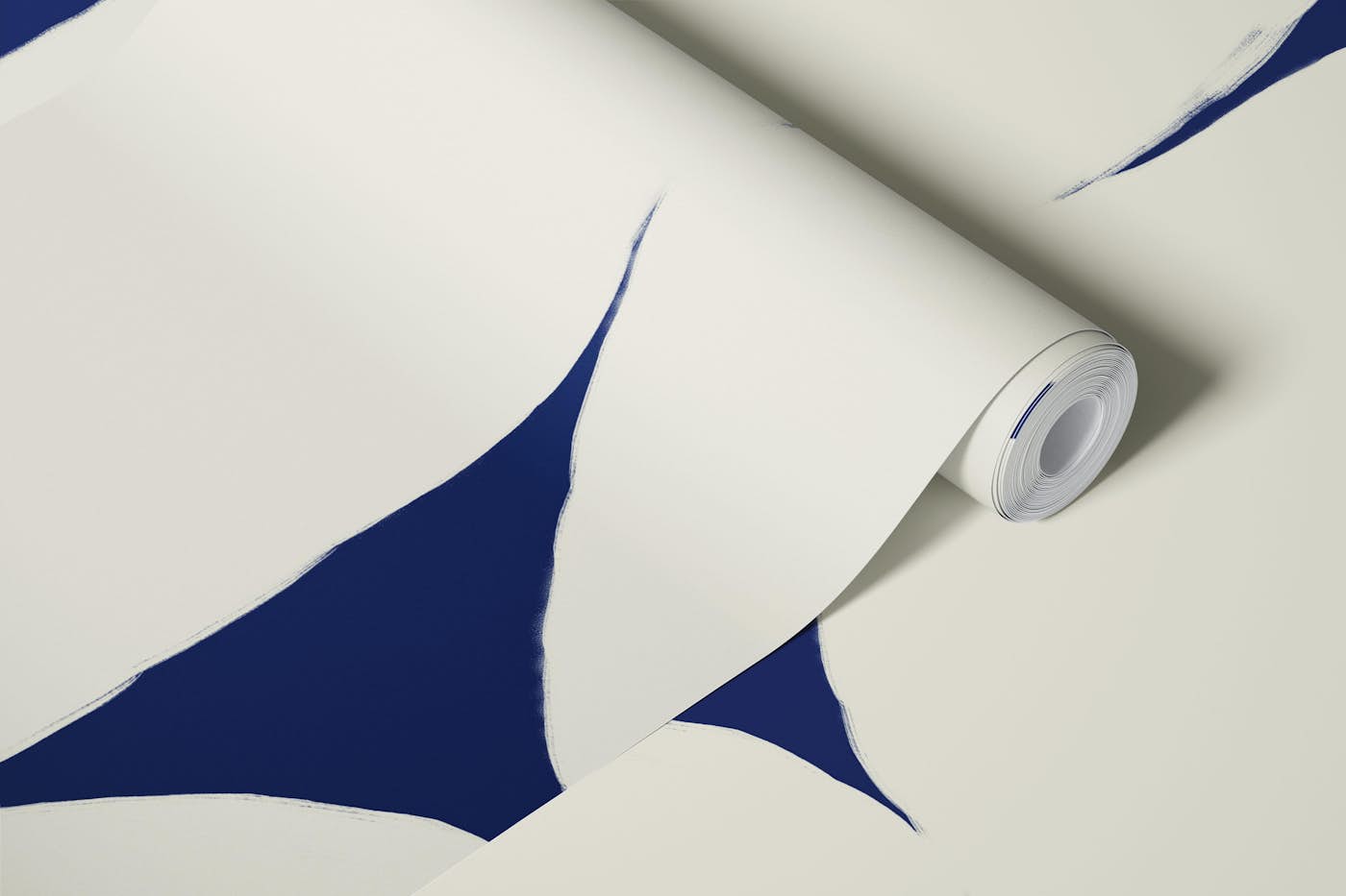 Abstract Blue Brush wallpaper roll