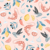 A Taste of Barcelona - pastel pink tapete