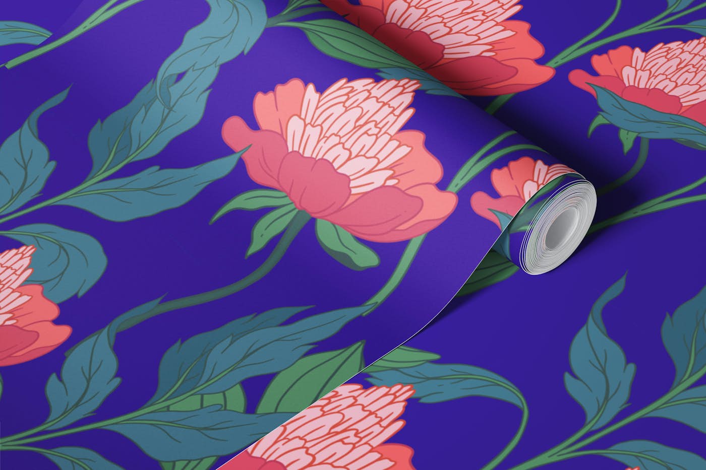 Super Bloom wallpaper roll