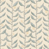 Eucalyptus Vine Flow Beige wallpaper