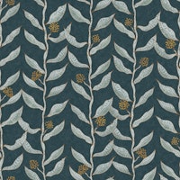 Eucalyptus Vine Flow Teal papiers peint