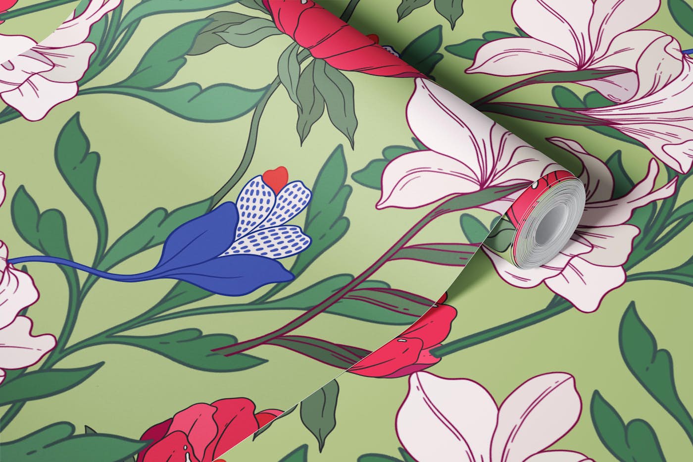Arrondissement wallpaper roll