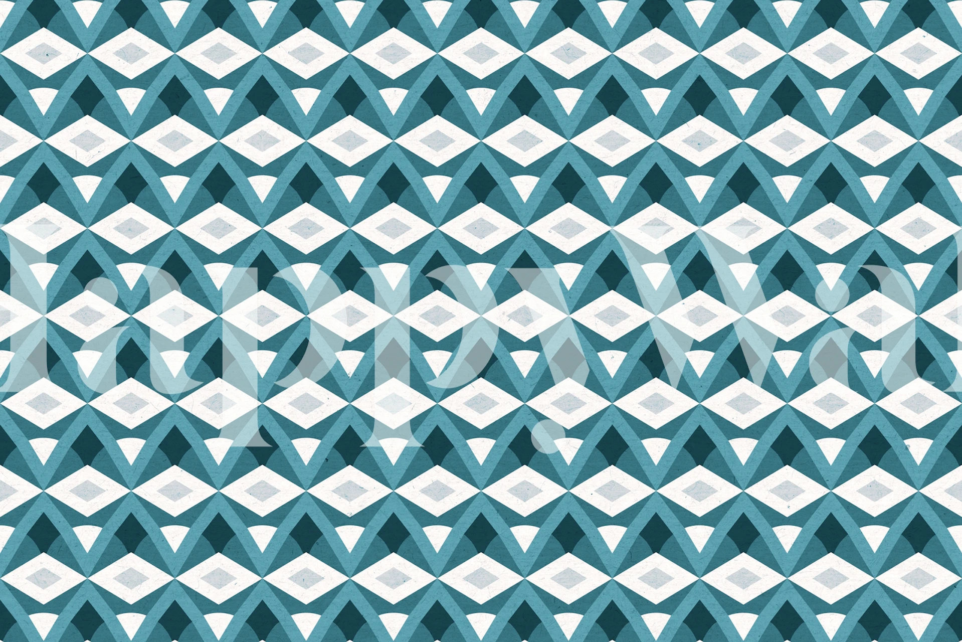 Papier peint Geometric on Paper Texture dans une pièce