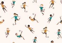 Soccer Kids in Action tapete