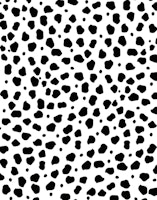 Cheetah Animal BW Print Glam 1 behang