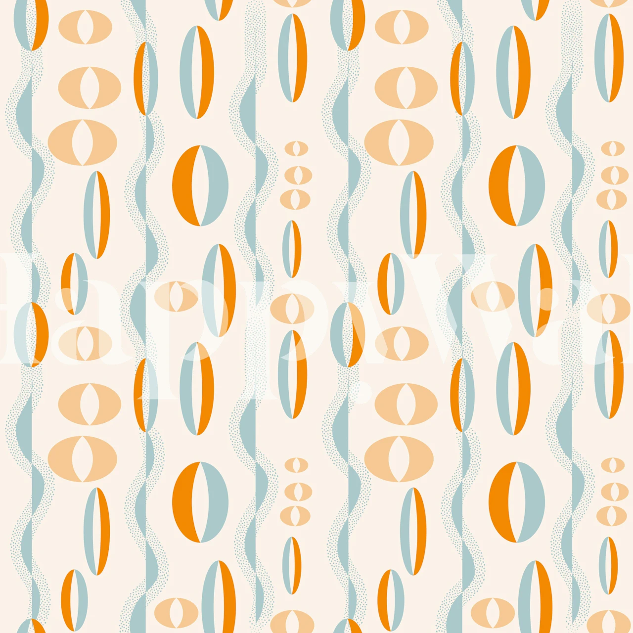 Design della carta da parati Retro Flair in una stanza