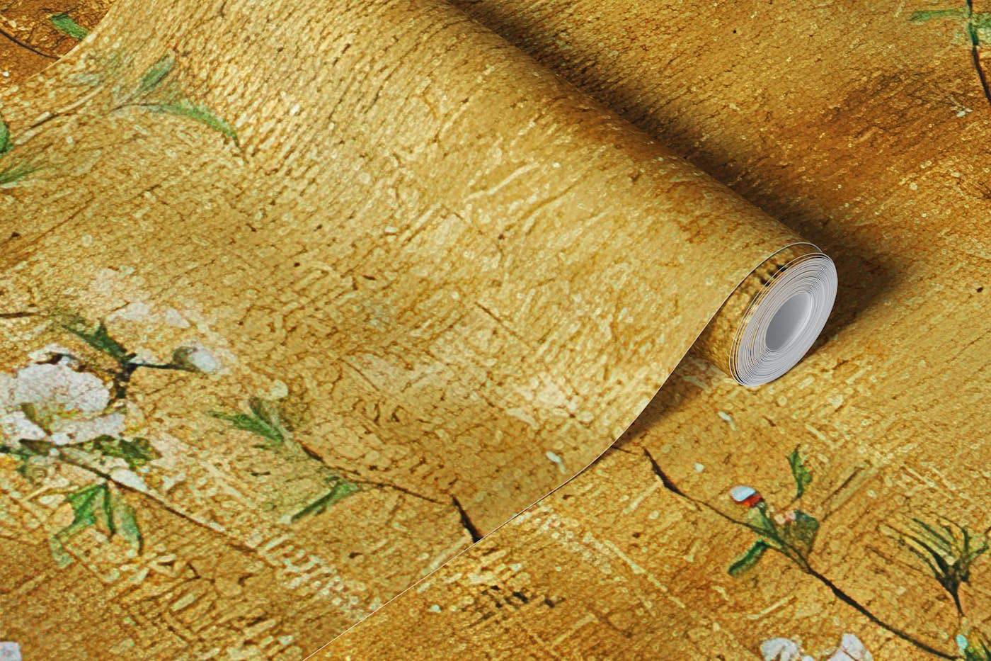 Golden Walk wallpaper roll