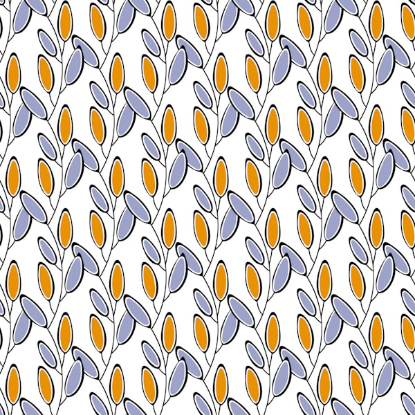 Vibrant Abstract Leaves