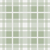 Sage Green Tartan Check Plaid tapetit