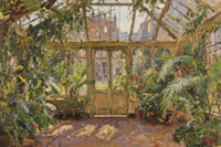 Paris Conservatory Garden Oasis tapeta