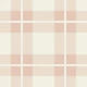 Cream Simple Tartan Check Plaid